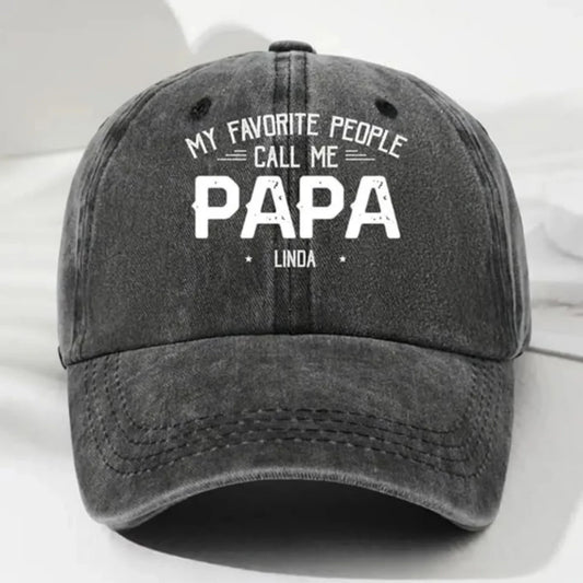 Vintage Washed Denim Cap