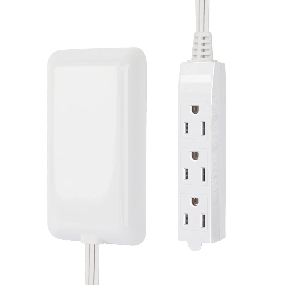 Flat-Face Outlet Extender with Cord