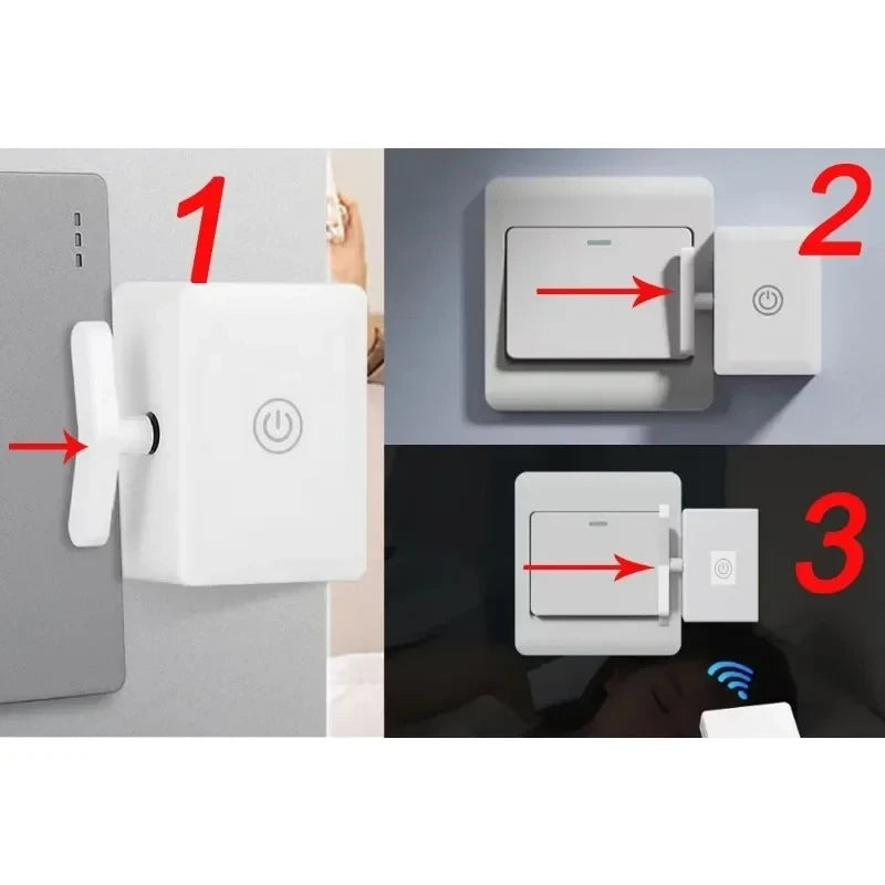 Wireless Remote Control Light Switch Pusher