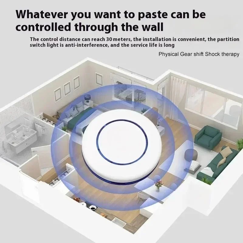 Wireless Remote Control Light Switch Pusher
