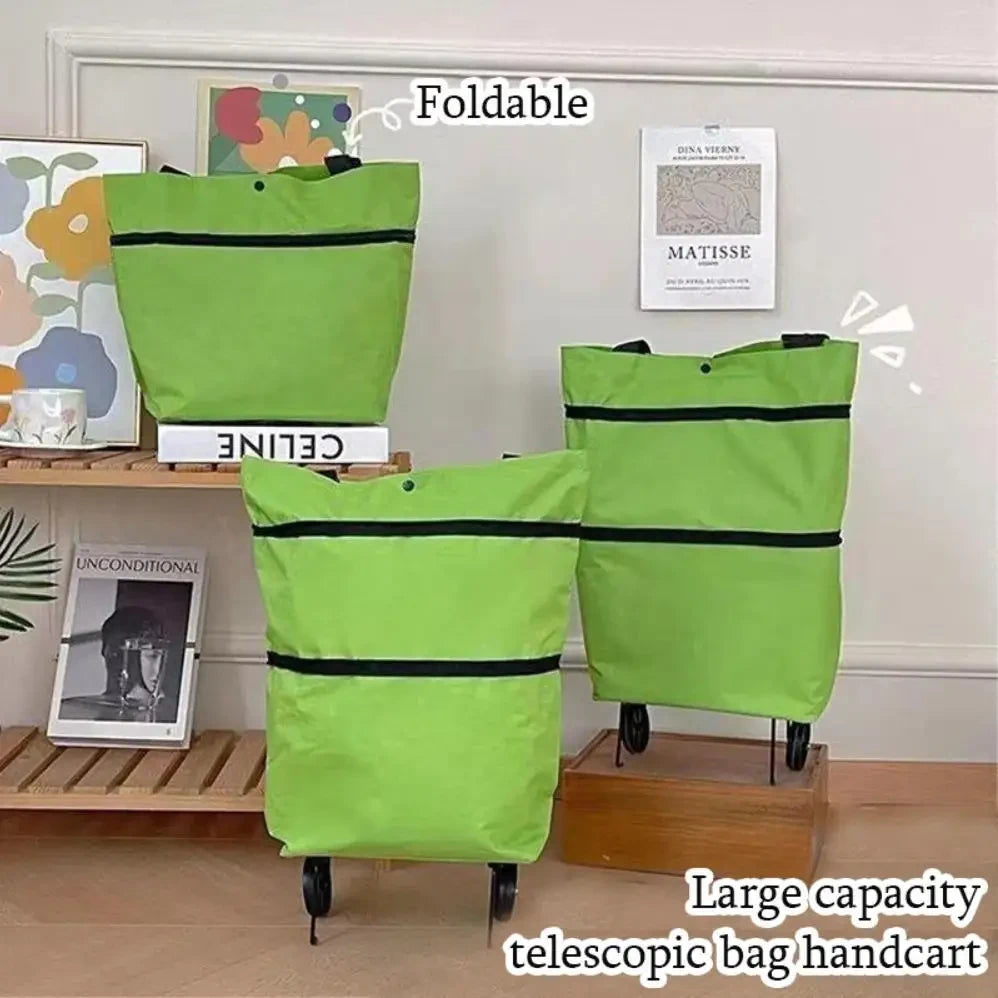 Foldable Wheeled Shopping Cart