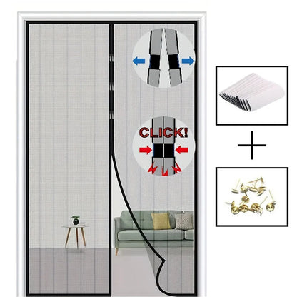Magnetic Door Curtain Automatic Mosquito Closing Door Screen Net anti Bug Fly Insect Partition Curtain Mesh Summer Indoor Tools